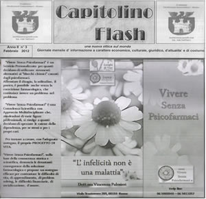 Capitolino Flash Vivere Senza Picofarmaci